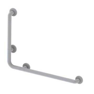 Corrimano angolare di sicurezza per bagno 78x55,5 KV1401 bianco