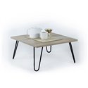 Tavolino da salotto rettangolare rovere Ilia 60x60 MT1904021