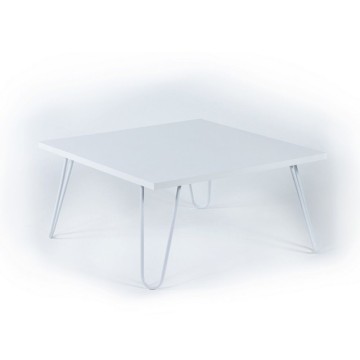 Tavolino da salotto rettangolare bianco Ilia 60x60 MT190403