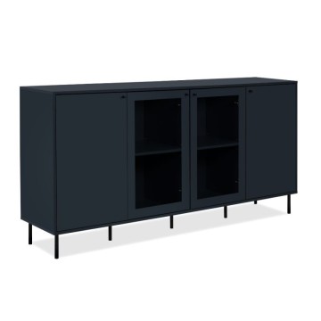 Credenza blue navy 4 ante Caracas51A 180X40X90H