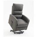 Poltrona alza persona 1 motore Lorena tessuto grigio