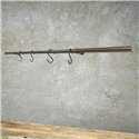 Asta appendi mestoli ottone antico 90 centimetri 4 ganci KITOTTONE90