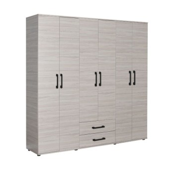 Armadio 6 ante e 2 cassetti GRD4262023 rovere