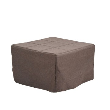 Pouf trasformabile in letto Vega tessuto marrone