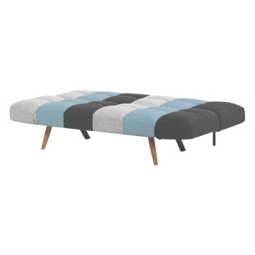 Divano con funzione letto e braccioli reclinabili Dube patchwork 181x81x86h