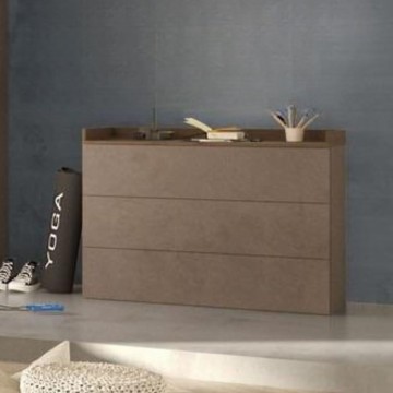 Camera da letto bronzo mercure Quinn con letto contenitore