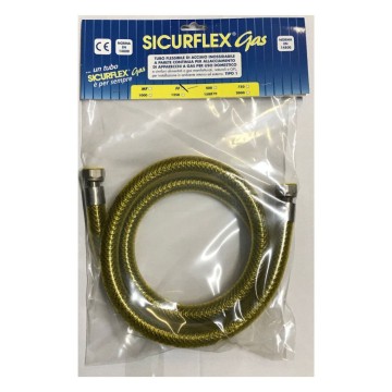 Tubo gas metano e gpl da 2 metri acciaio inox ff  1/2  X10134