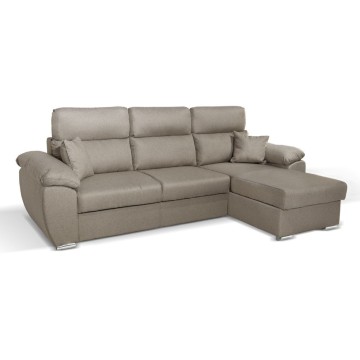 Divano con penisola contenitore grigio rabbit Como II Twist03