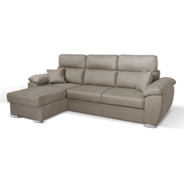 Divano con penisola contenitore grigio rabbit Como II Twist03