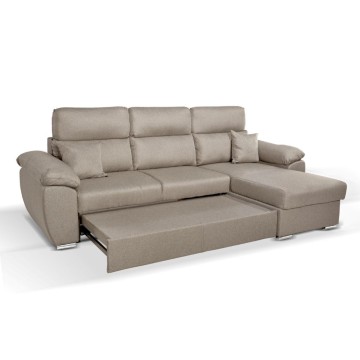 Divano con penisola contenitore grigio rabbit Como II Twist03