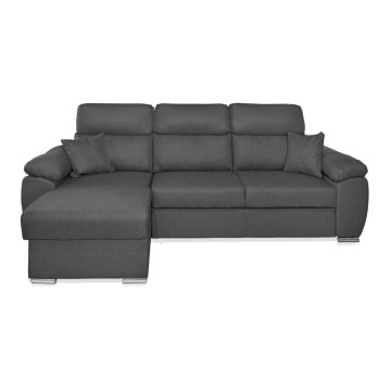 Divano con penisola contenitore grigio Como II Twist20
