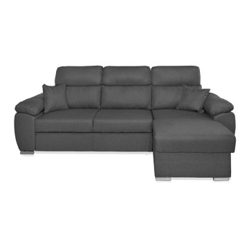 Divano con penisola contenitore grigio Como II Twist20