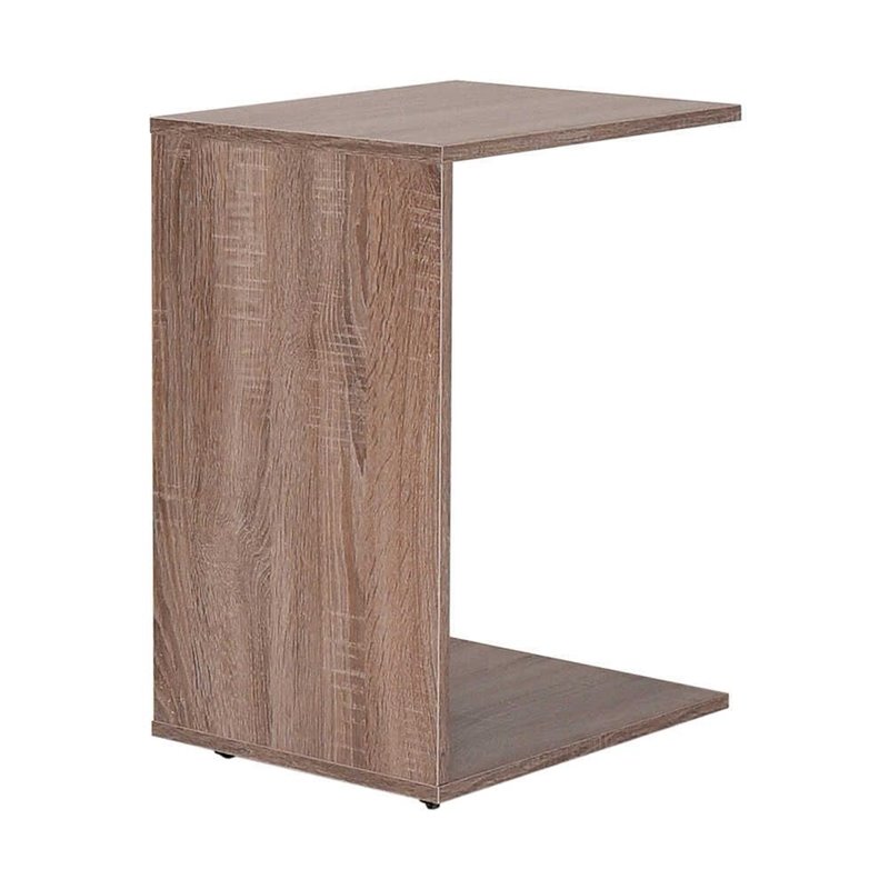 Tavolino porta pc rovere 60x40 cm per divano