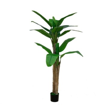 Pianta artificiale Banano 160h con vaso e 2 fusti