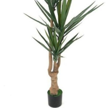 Pianta artificiale Yucca 180h 79 foglie con vaso