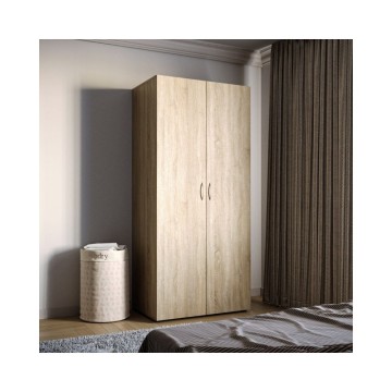 Armadio 2 ante 80x177h cm rovere sonoma modello Seba
