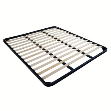 Letto matrimoniale con contenitore e testiera colore crema - Melia