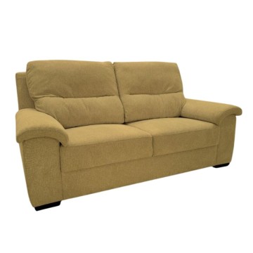 Divano 3 posti NewVertigo tessuto senape Pegasus45 230x90x105h