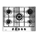 Piano cottura 70 centimetri inox 5 fuochi Ercole70 Samet