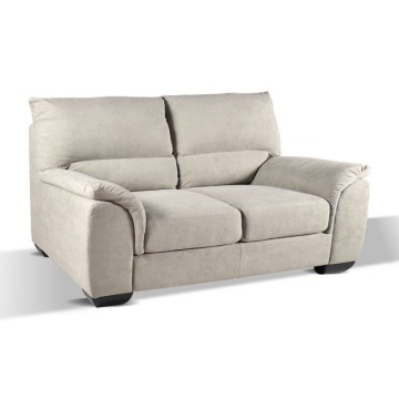 Divano 3 posti taupe Atene in tessuto queen 198x90x100h