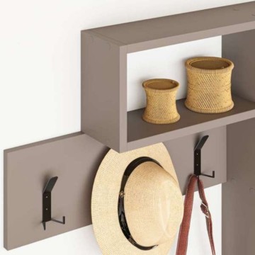 Appendiabiti da parete tortora Game