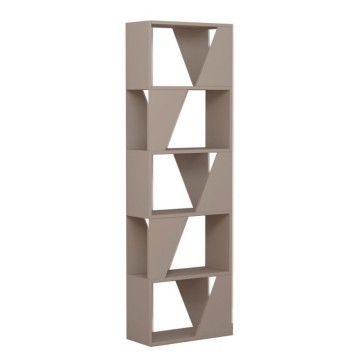 Libreria tortora 5 ripiani Frame 54x168