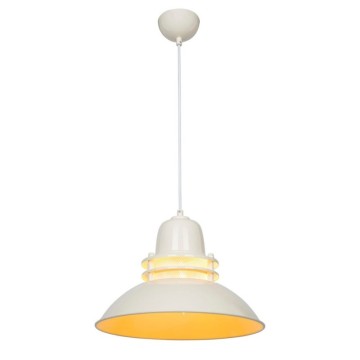 Lampada a sospensione crema stile industriale Tibet ASZ0870