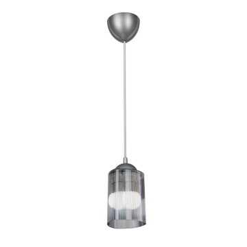 Lampada da soffitto con paralume triangolare in plastica fumè Optical MDL3871