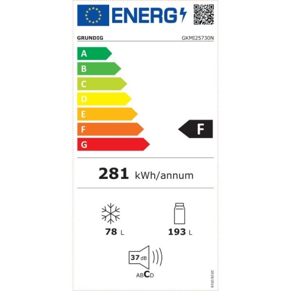 frigorifero incasso grundig