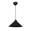 Lampada da soffitto con paralume in metallo nero Sava ASZ1617