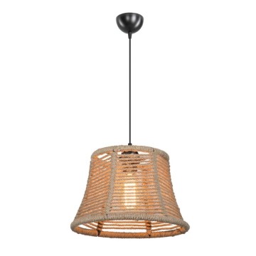 Lampada da soffitto paralume in iuta stile rustico Besta ASZ1745