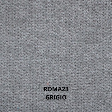 Divano letto 3 posti Flash tessuto Roma23 colore grigio 199x98x84h