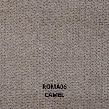 Divano letto 3 posti Flash tessuto Roma06 colore camel 199x98x84h