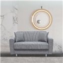 Divano 2 posti con contenitore e funzione letto Poem tortora 149x78x78H