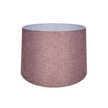 Lampada da terra treppiede legno bianco e paralume tessuto rosa RODIBI3012