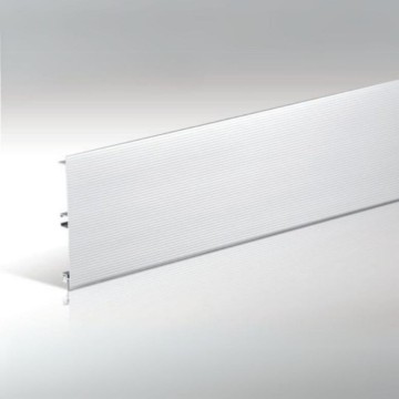 Tavolo rettangolare Pacific piano in ceramica effetto marmo grigio lucido