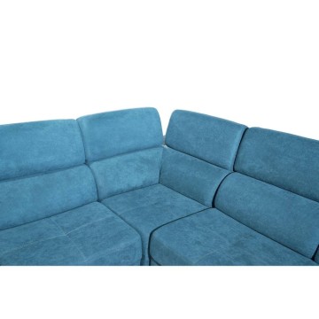 Divano letto con contenitore reversibile verde acqua - Lughen
