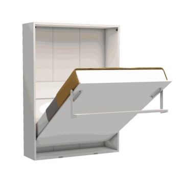 Letto matrimoniale a scomparsa Loft bianco 152x44x208H