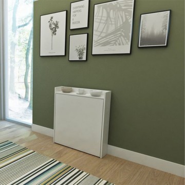 Tavolo scrivania a scomparsa Maso bianco 80x20x93H