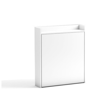 Tavolo scrivania a scomparsa Maso bianco 80x20x93H