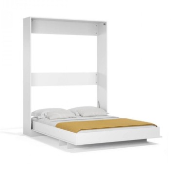 Letto matrimoniale a scomparsa Primer bianco 164x38x221H