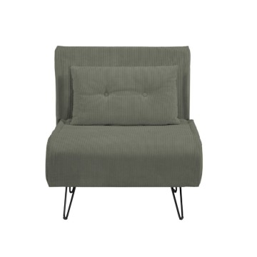 Poltrona letto Quarzo senza braccioli colore verde muschio