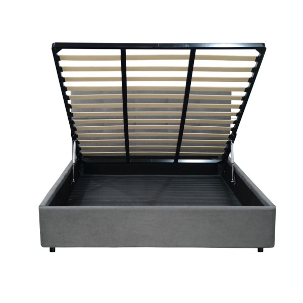 letto con contenitore grigio ToscoHome