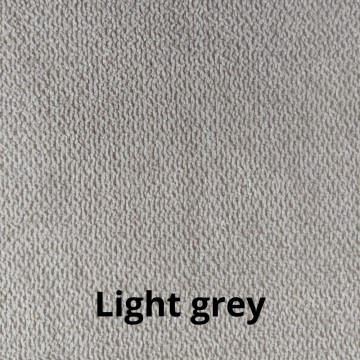 Letto una piazza e mezza contenitore tessuto grigio chiaro Ascoli 142x195x105H