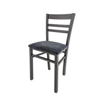 Sedia Cromica grigio seduta Enjoy Lux 24