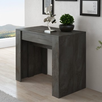 Consolle allungabile colore ossido Luka 90x51,6x76,6H