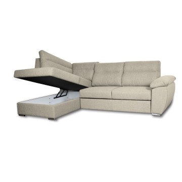 Divano angolare penisola sinistra letto estraibile Kendall3 colore beige barrel04