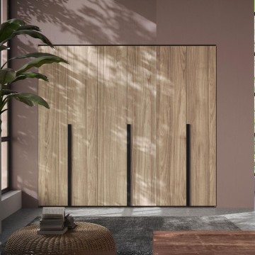 Armadio 6 ante battenti noce america Coco 276x60,3x250h