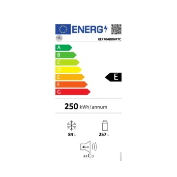 Frigorifero incasso 70 cm 341 lt total NO FROST Bertazzoni REF704BBNPTC