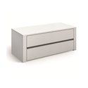 Cassettiera interna per armadio 2 cassetti colore bianco 83,6x44,5x43H Alice836
